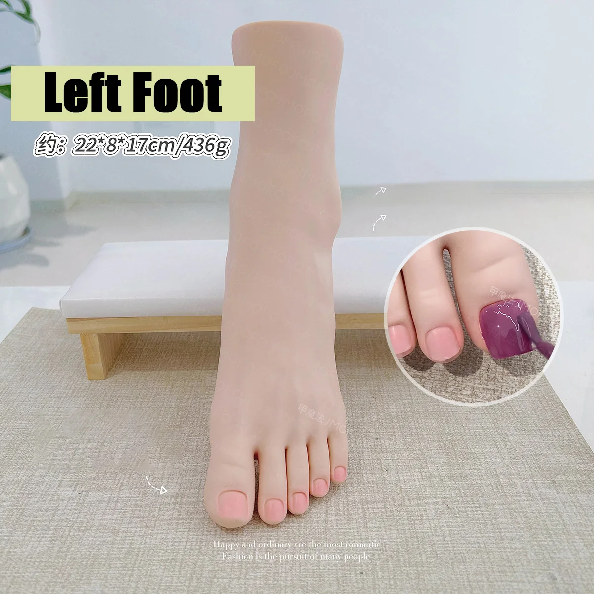 2Pcs 시뮬레이션 네일 아트 연습 손 모델 부드러운 손가락 구부릴 수있는 착용 갑옷 완제품 디스플레이 도구