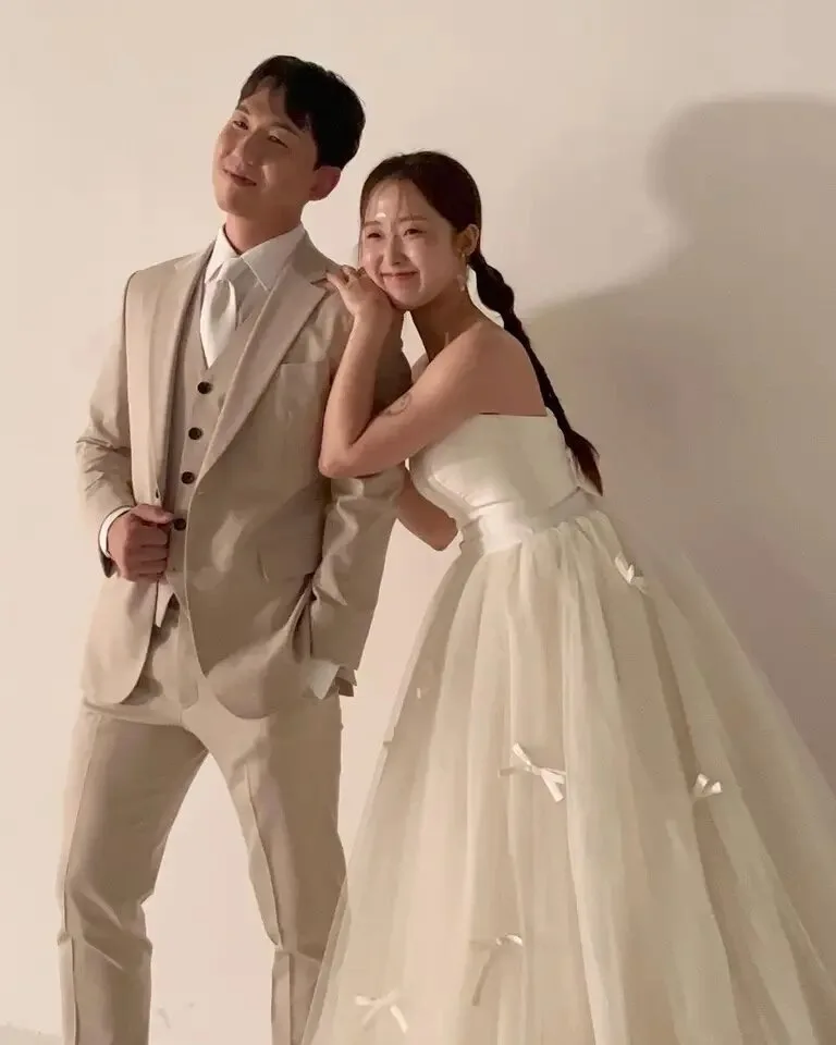 wedding dresses Fancy Fairy White Princess Wedding Dresses Bow Appliques Bridal Gowns Formal Photoshoot Bride Dresses For Korean customized
