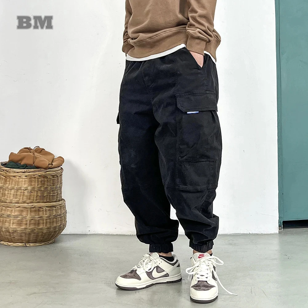 Men's Japanese Harajuku Casual Cargo Jogging Pants