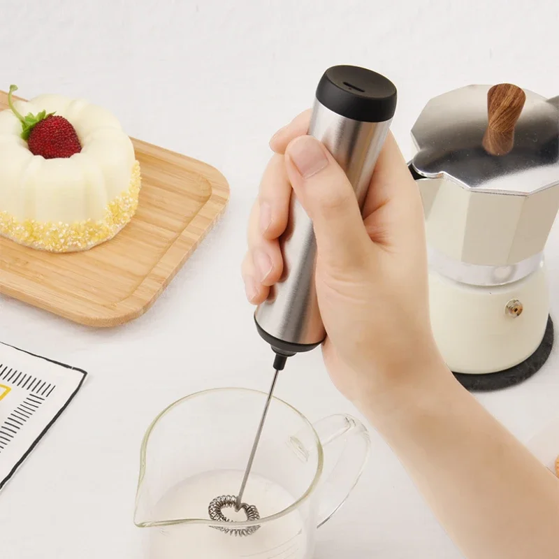Mini Electric Milk Frother Kitchen Drink Foamer Mixer Stirrer Food Blender Rechargeable USB Type-C Cable Whisk Beater for Coffee milk frother electric milk frother