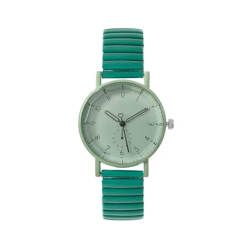 Spring Elastic Strap Women's Watch Fashion Casual Quartz Student Digital Dial Versatile Wristwatch Dropshipping Reloj Mujer 4