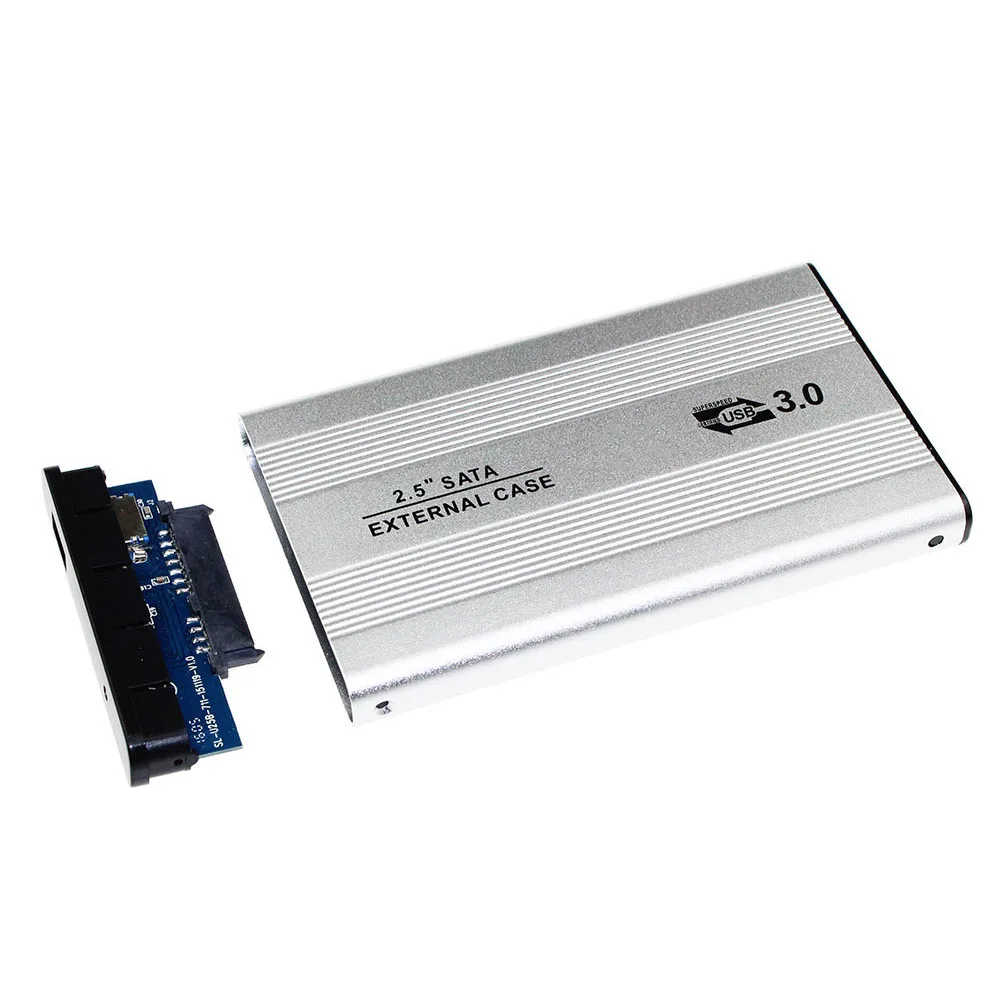 2.5 Inch Notebook SATA HDD Case To Sata USB 3.0 SSD HD Hard Drive Disk External Storage Enclosure Box With USB 3.0 Cable external hard drive case