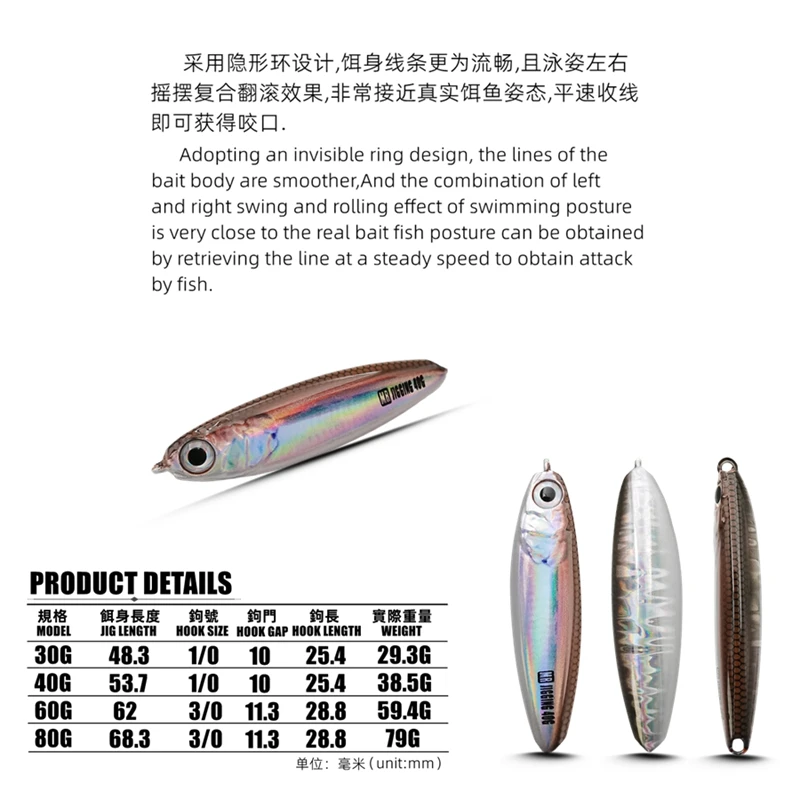2025 New Super Short Arherina Bleekeri Metal Jigs 30g/40g/60g/80g Spanish Mackerel Katsuo Lure Sea Fishing Spoon Jigging Bait 2