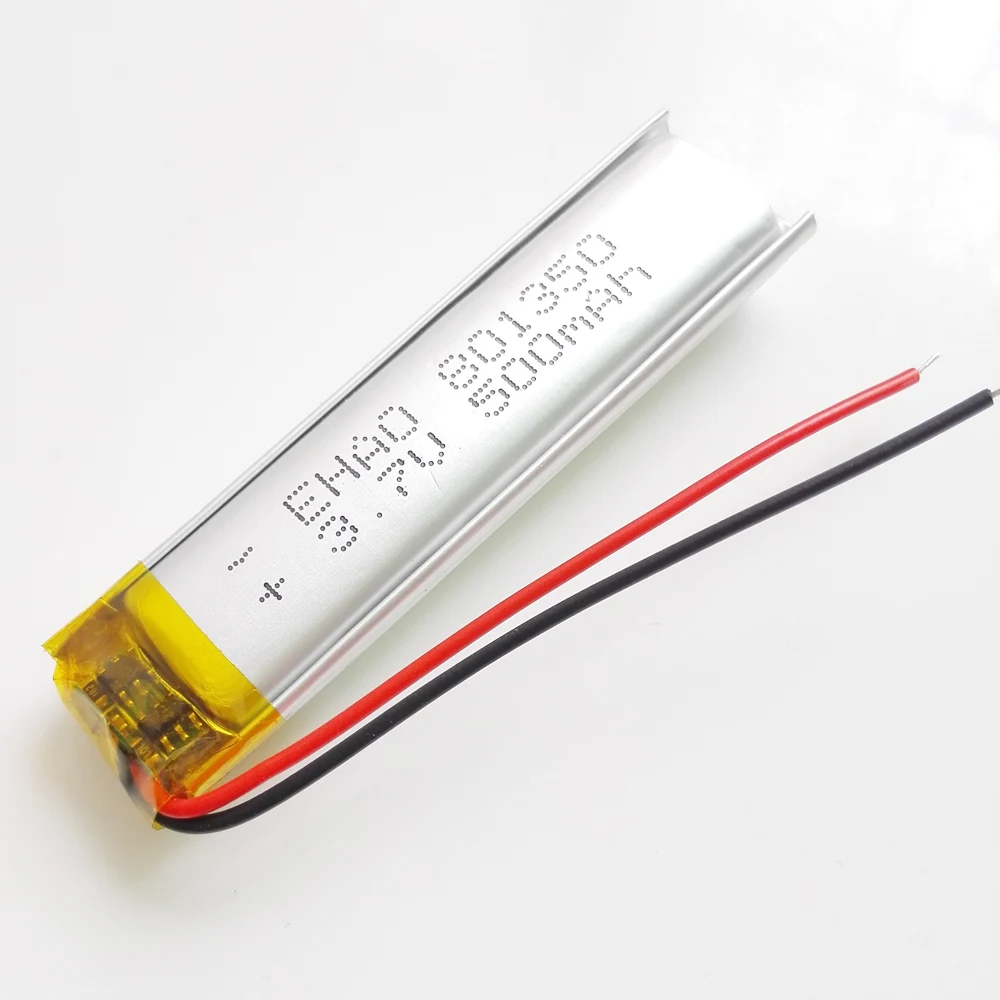 Lot de 10 Batteries Li-Polymère 3.7V 500mAh 801350 Rechargeable