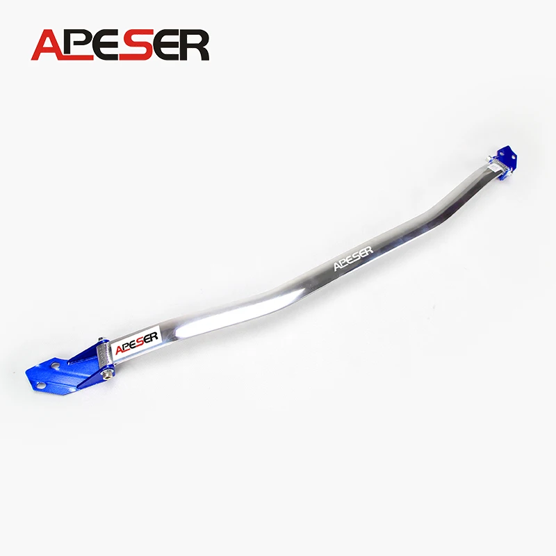 Front Strut Bar for Honda Fit 2004- Racing Car Engine Front Upper Tower Strut Bar Brace Modification Parts STB Anti-Roll
