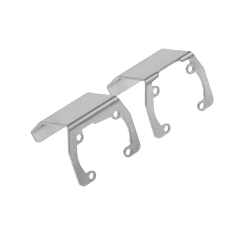 GO-For Axial Scx10 II 90046 47 90059 60 금속 섀시 갑옷 전면 가드 플레이트 액슬 가드 에그 액세서리