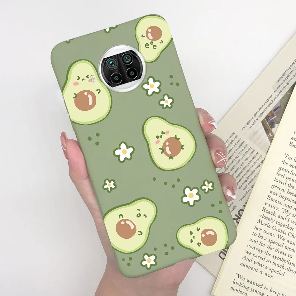 Stylish Painted Matte Silicone Soft Cover for Xiaomi Mi 10T Lite 5G