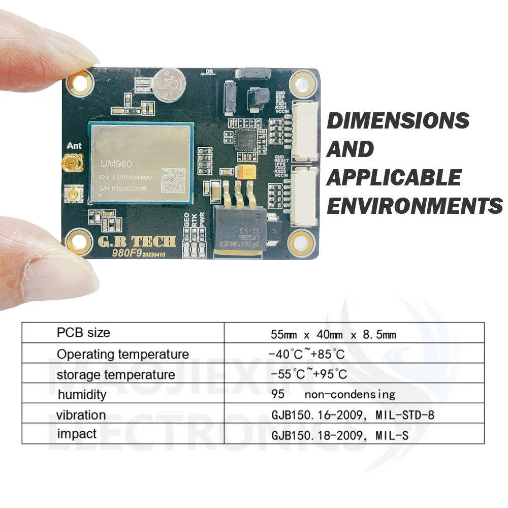 UM980 module GNSS full-system full-frequency centimeter-level low-power RTK GNSS RTK Board Base Station Unicore GPS module