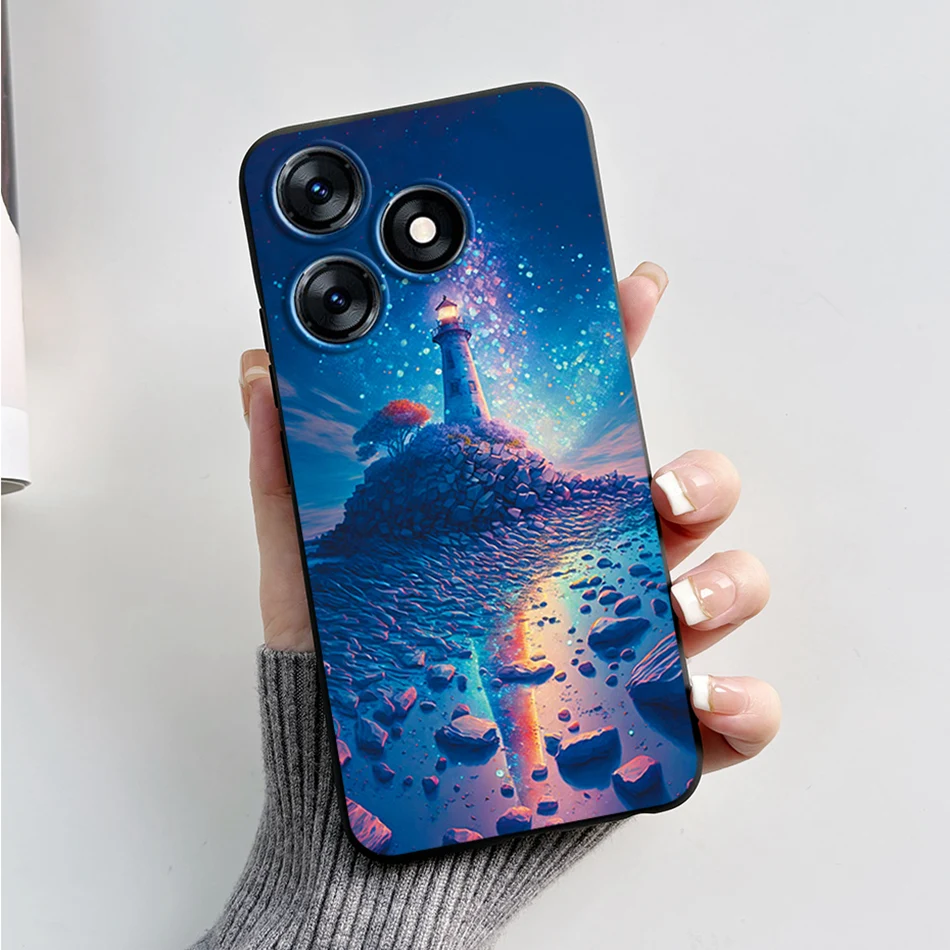 Fashion Marble Silicone Black Soft Phone Case - 2023 Edition