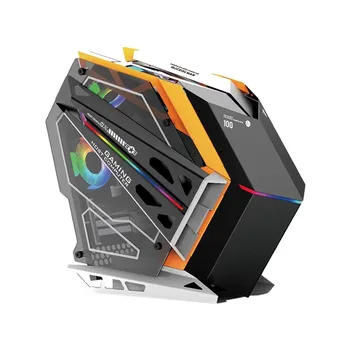 WJCOOLMAN Soul Battleship Alien form Computer case Compatible with ATX/M-ATX/MINI-ITX motherboards 240 water cooling system