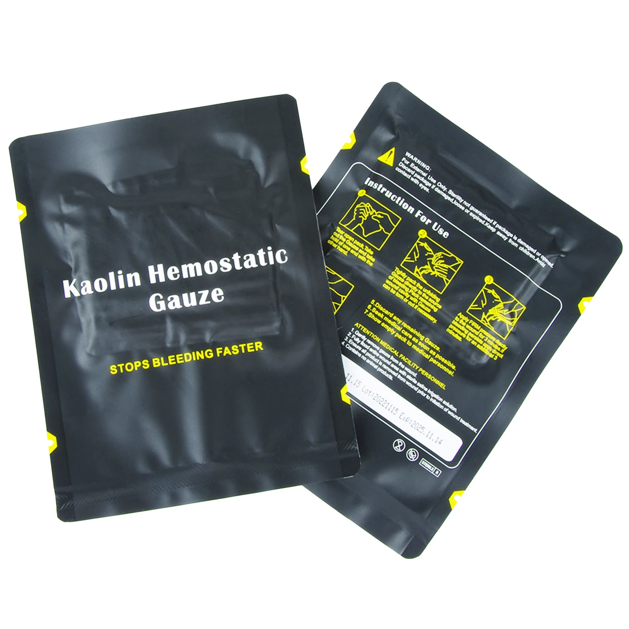 Kaolin Hemostatic Z-Fold Gauze 4
