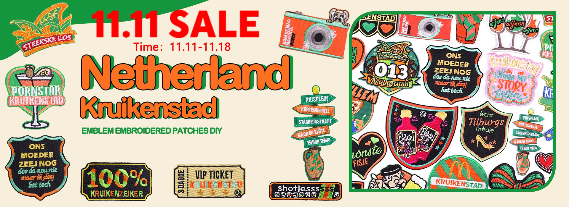 Description Picture 4 of item2024 New Patch Cartoon/Letter Embroidery Patch Iron On Patches For Clothing thermoadhesive Patches For Clothes Jackets Sew DIY