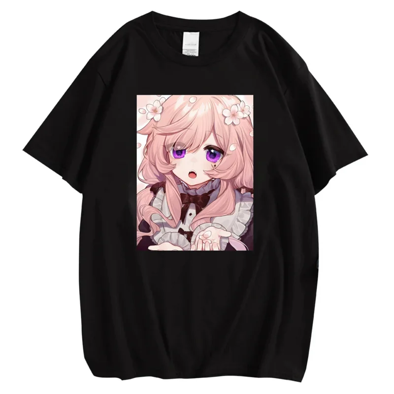

CLOOCL Lycoris Recoil T-Shirts Cartoon Cute Girl Chest Printed Tops Men Women Casual Shirts Male Female Summer Short Sleeve Tees