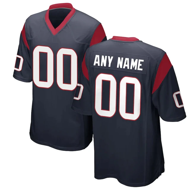 Customized houston football jerseys america game footbball jersey personalized your name any number all stitched us