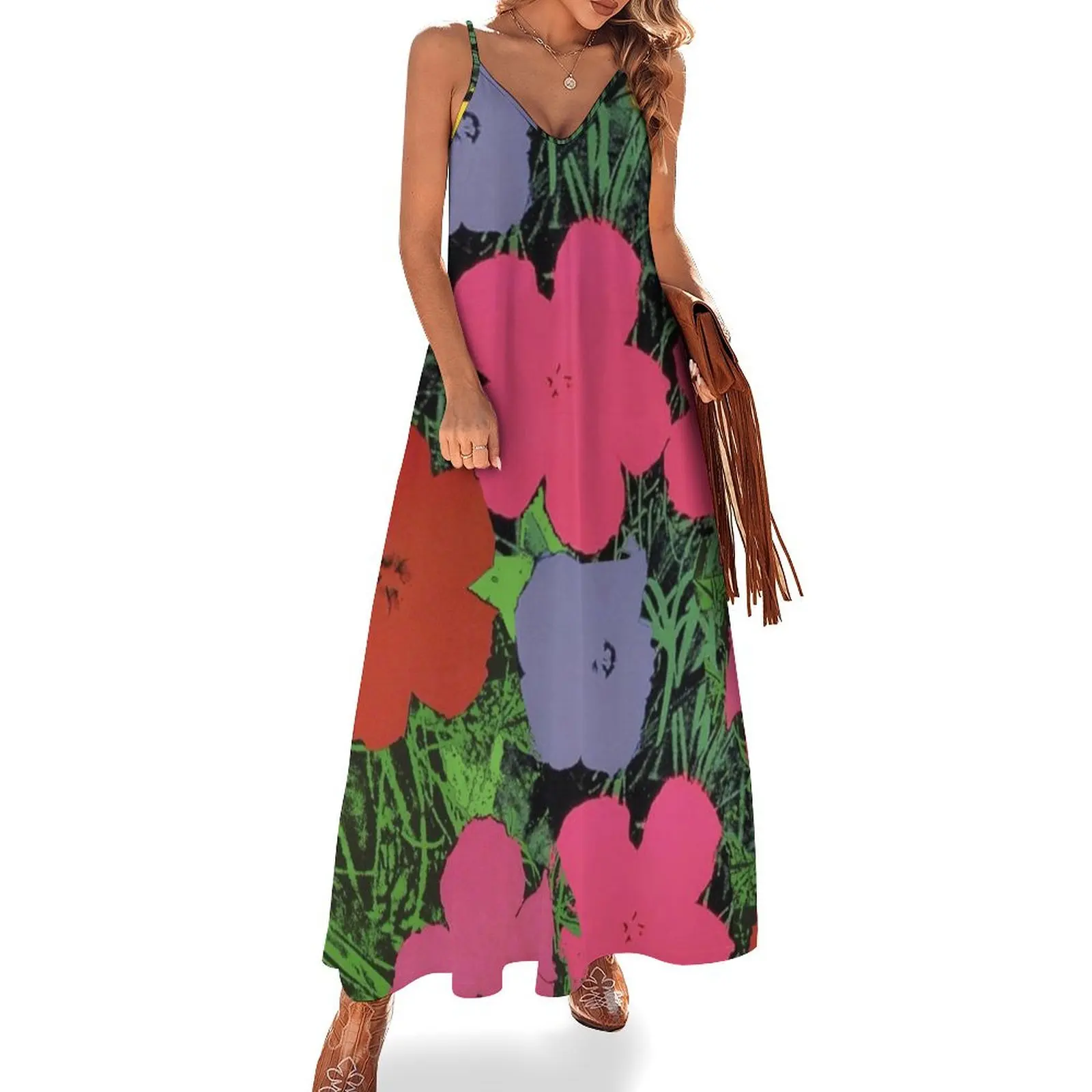 

Andy Warhol Sleeveless Dress Bridesmaid dress woman summer dress woman 2024 trendy