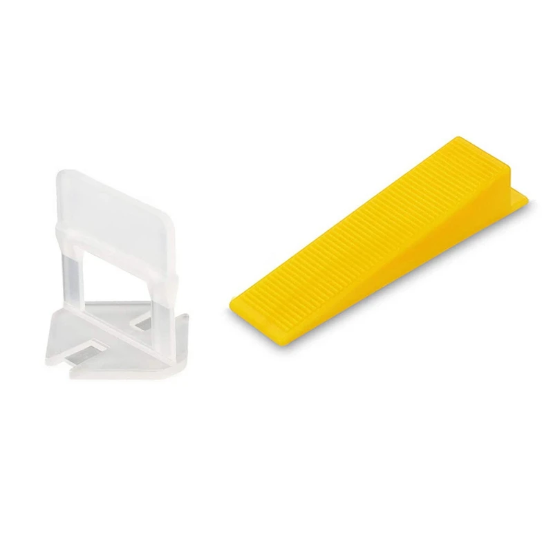 

400Pcs Tile Leveling System Tiles Leveler Spacers Tile and Stone Installation Leveling Spacer Clips Reusable Wedges