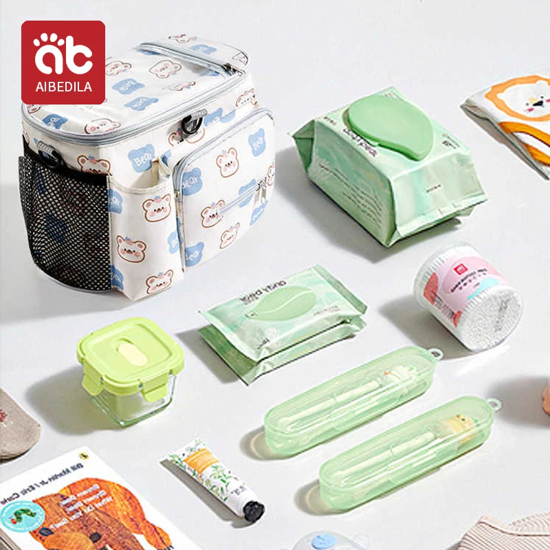 AIBEDILA Universal Buggy Baby Pram Organizer Carriage Bottle Holder Baby Stroller Accessory Stroller Caddy Storage Bag Mummy Bag 4