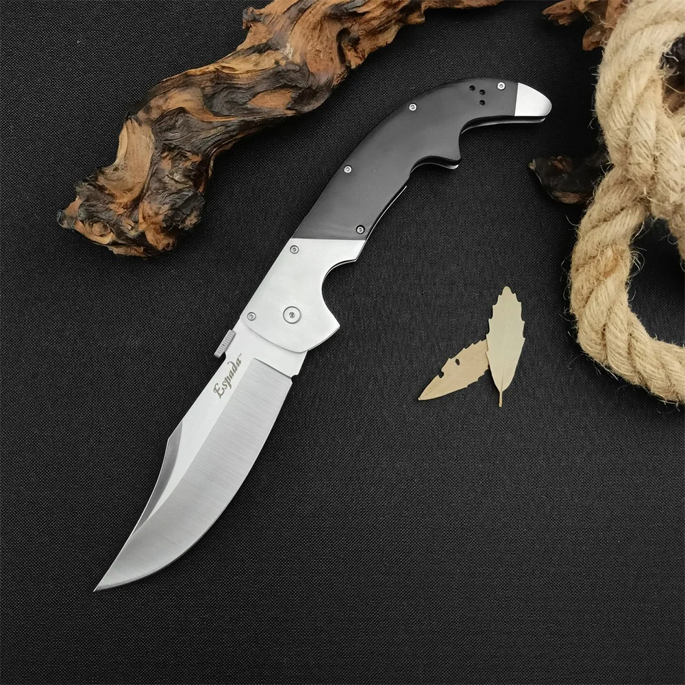 Tactical C/S 62NCX Large Pocket Knife 8Cr13Mov Blade Black G10 Handle Tactical Hunting Survival EDC Outdoor Military Knives 2