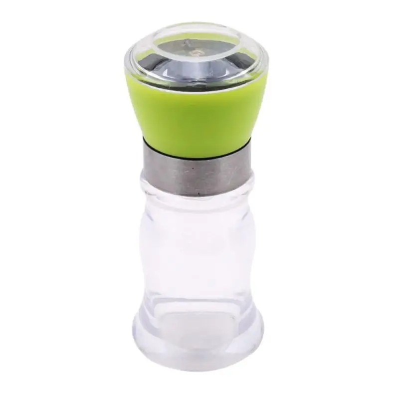 Salt And Pepper Grinder Nut Spice Grinder Herb Spice Grinder Salt And Pepper Mill Manual Food Grinders Spice Jar Containers Kitchen Gadgets Spice Bottles Glass Household Cooking Tool