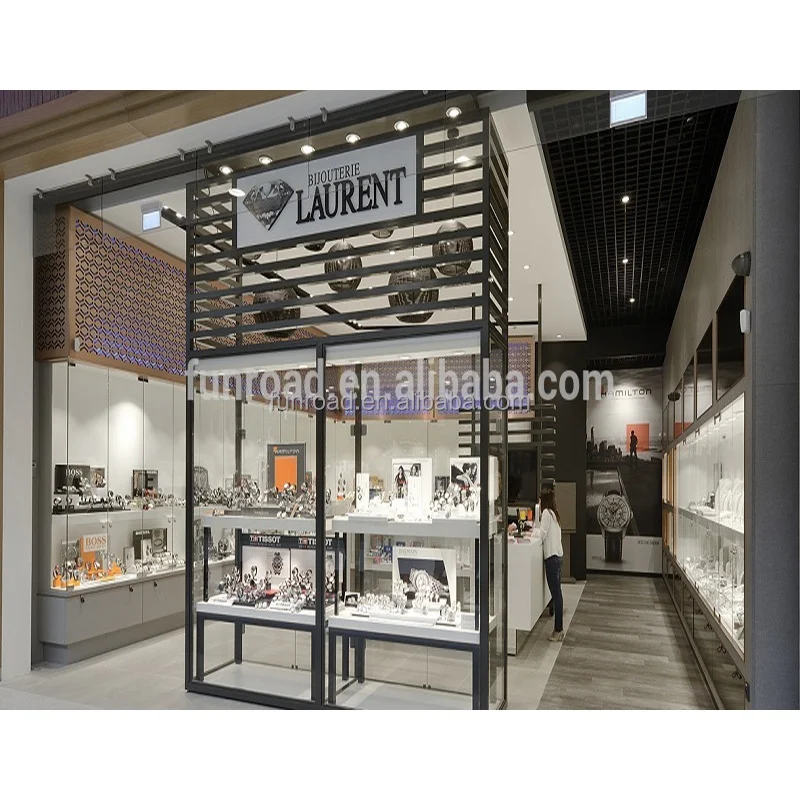 custom.watch retail store interior design for shopping center