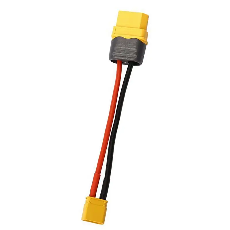 4X RC 배터리 케이블 Amass XT60 - XT30 T-플러그 커넥터 남성 여성 커넥터 플러그(16AWG 실리콘 와이어 100Mm 포함)