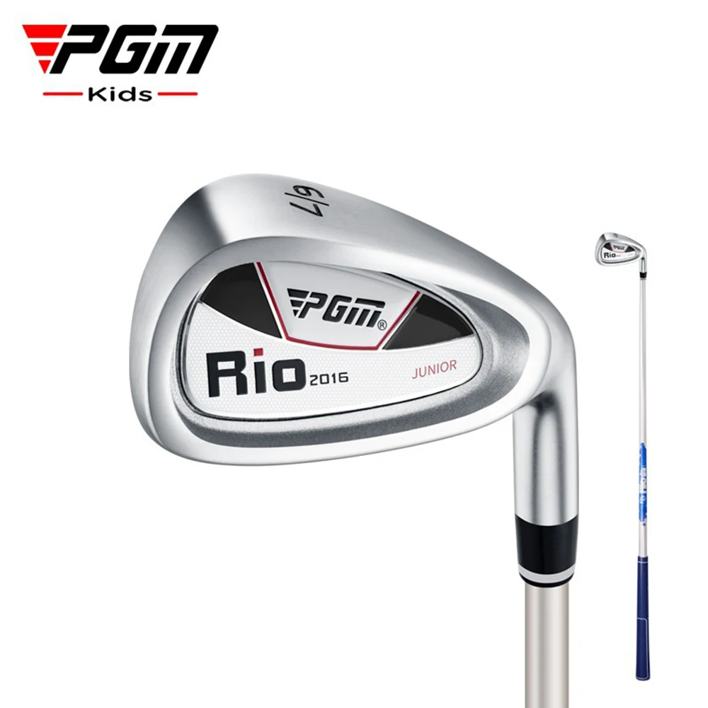 

PGM 3-12 Age Children Glof Club No.7 Iron Club Carbon Steel Rod Zinc Alloy Head Kids Beginner Swing Training Golf Irons JRTIG004