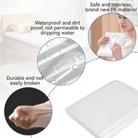 150/200x240x35cm Mattress Protector Packaging Bag Moisture-proof Dust Cover Thickness 0.08mm PE Transparent Moving Home Storage 4
