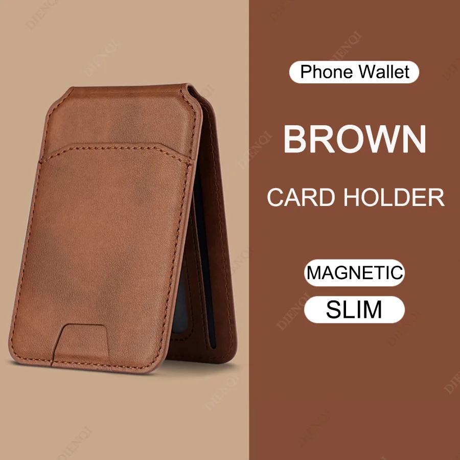 Magnetic Wallet & Stand for Cards - Sleek & Versatile Cardholder