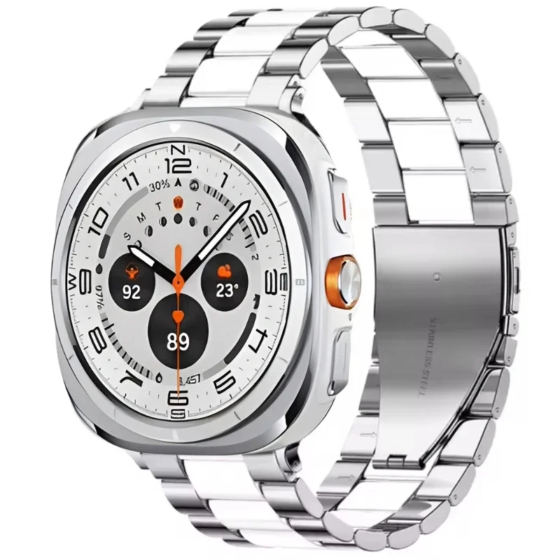 Stainless Steel Metal Watch Band Bracelet - Premium Accessory
