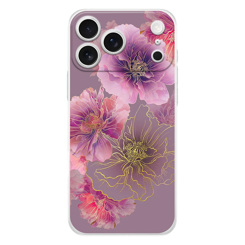 Elegant Floral Ink Wash Soft Phone Case – Easter Edition