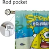 Elegant Room Curtains for Living Room S-SpongeBobS Partition Blackout Curtain Home Interior Curtains 2 Pieces Shades Kitchen 4