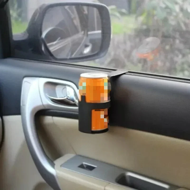 Drink Cup Holder Car Drink Cup Holder Container Hook Window Door Mount Universal Durable Water Bottle Cup Stand For Auto Truck Interior Organizer