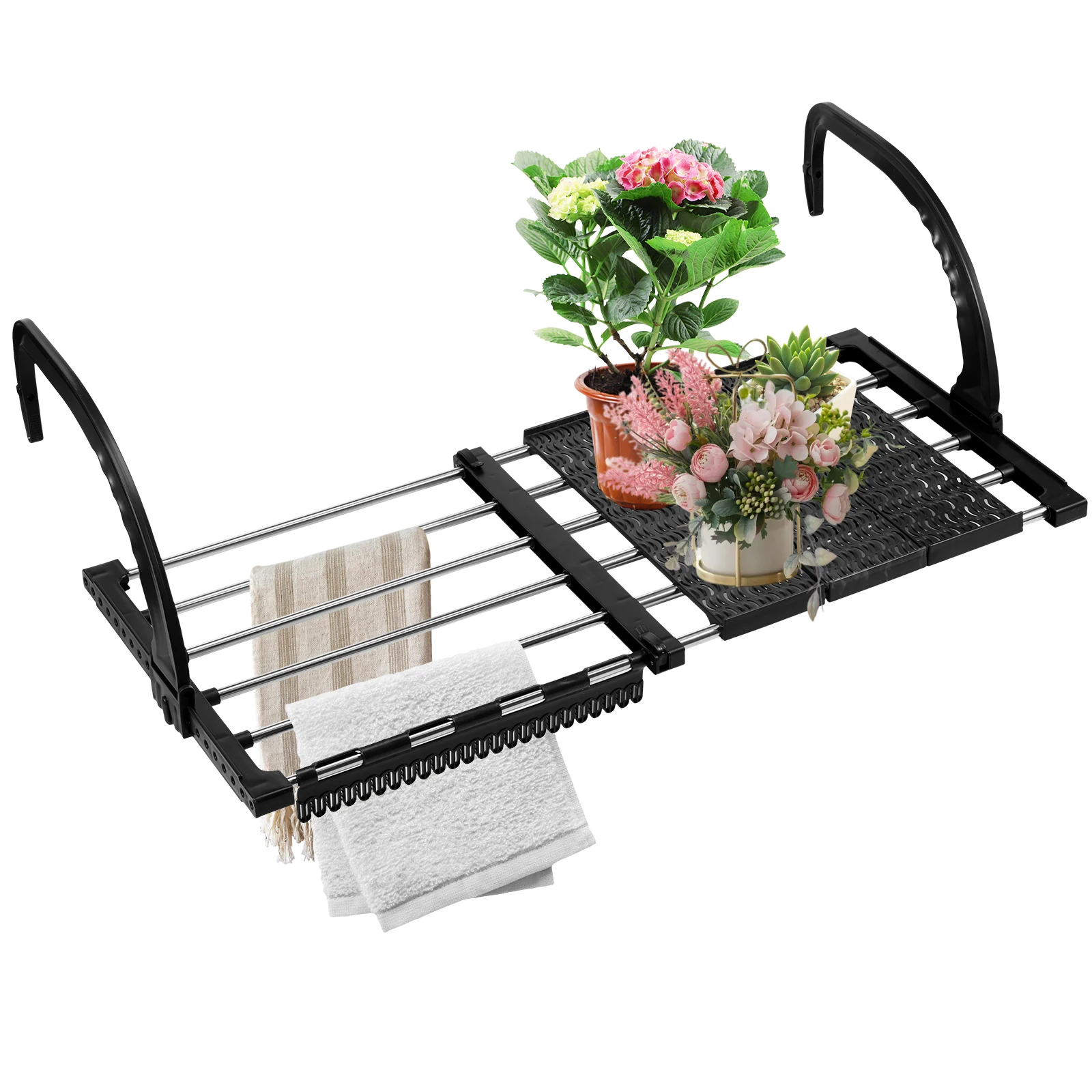 Stainless Steel Foldable Drying Rack Extendable Clothes Airer
