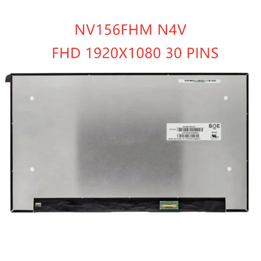 thumbnail interactive-video image 1 of Laptop Screen NV156FHM-N65 V8.0 Full HD FHD 1920x1080 IPS 15.6" 30 Pin Matte 130575 1 of 12