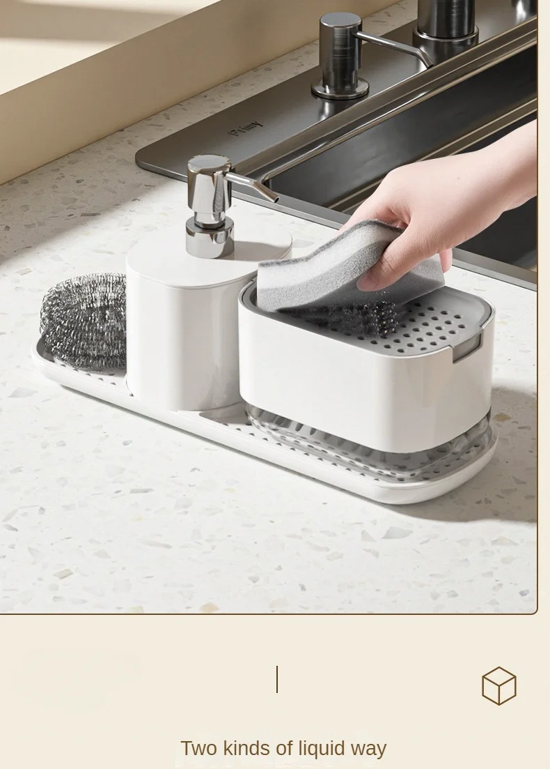 Kitchen Countertop Dish Soap Dispenser Box