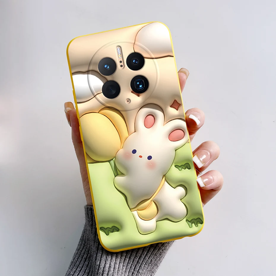 Adorable Rabbit and Panda Soft Silicone Shockproof Phone Case