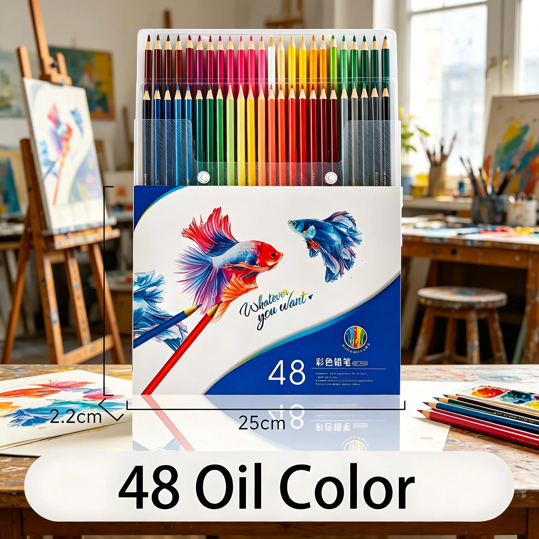 Matite Colorate ad Olio 48/72/120/150/180 per Disegno Artistico - immagine 4