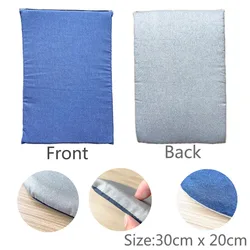 Durable Heat-Resistant Protective Crafting Mat for Heat Press and Iron-On Projects (Gray 12in x 8in)