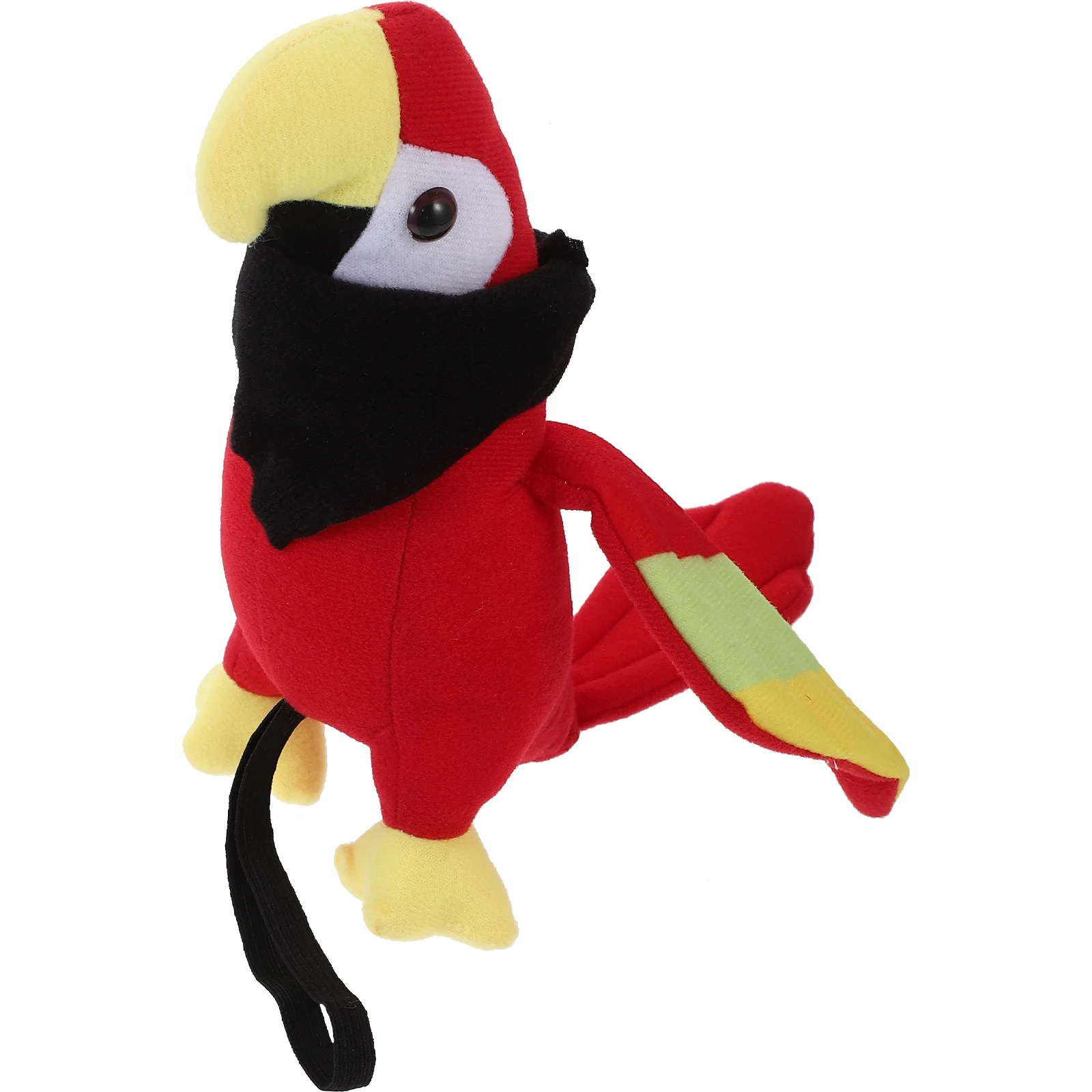 

Halloween Pirate Costume Accessory Cosplay Outfits Simulation Parrot Ornaments Props Realistic Stuffed Bird Model Plush Supply