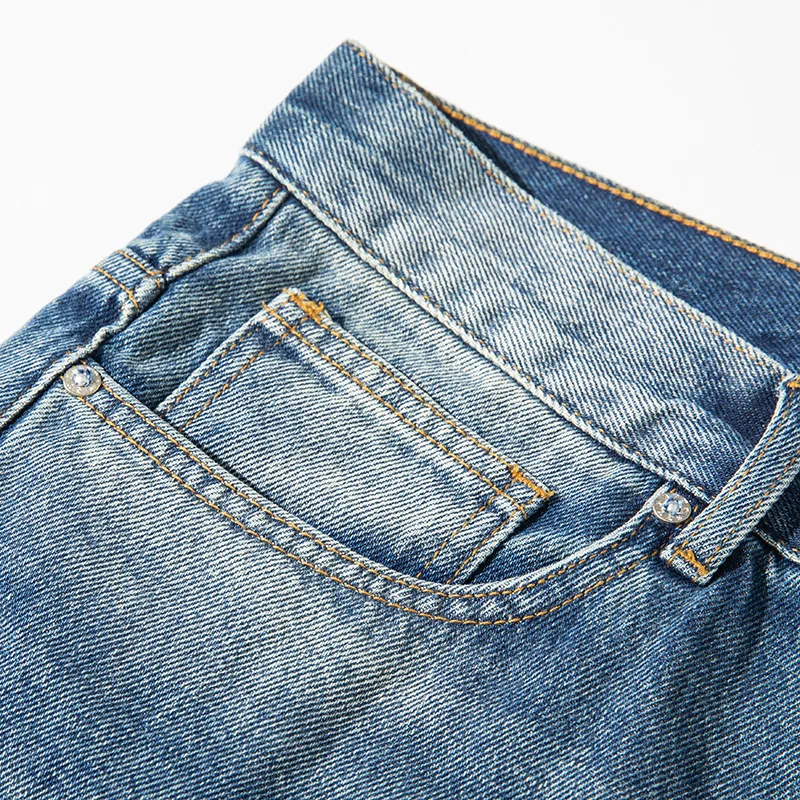 Good Quality Summer New Fashion Denim Shorts for Men Teens Comfortable Loose Casual Solid Color Zip Up Vintage Half Length Pants