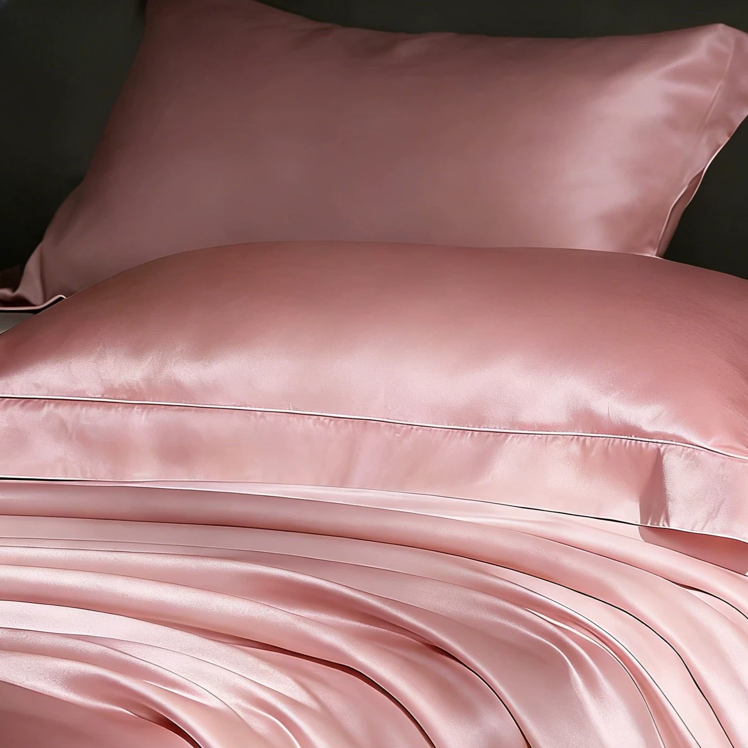 Set Completo di Lenzuola Matrimoniali in Raso Comfort Princess Bianche Estive per Camera da Letto - immagine 4