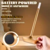 Rechargeable Table Lamp Touch Sensor Desktop LED Night Light Wireless Reading Lamp for Restaurant Hotel Bar Bedroom Decor Light 4
