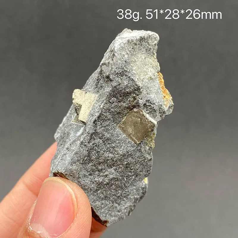 100% Rare Natural Pyrite Mineral Specimens Stones and Crystals Healing Crystal from Spain