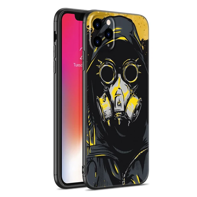 Supreme LED Mask Pattern Mobile Case Cover For Iphone 11 Pro