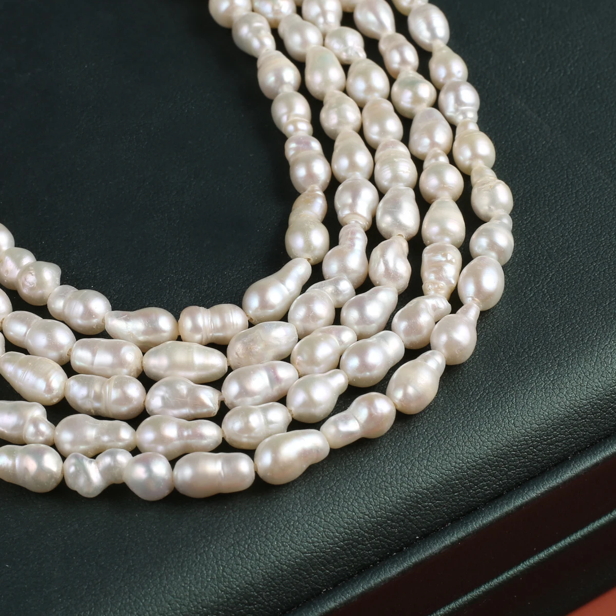 

Irregular Shape Droplet Shaped Natural Freshwater Pearl Beads Jewelry Accessories DIY Making Necklace Bracelet Pearl Beads 6-7mm