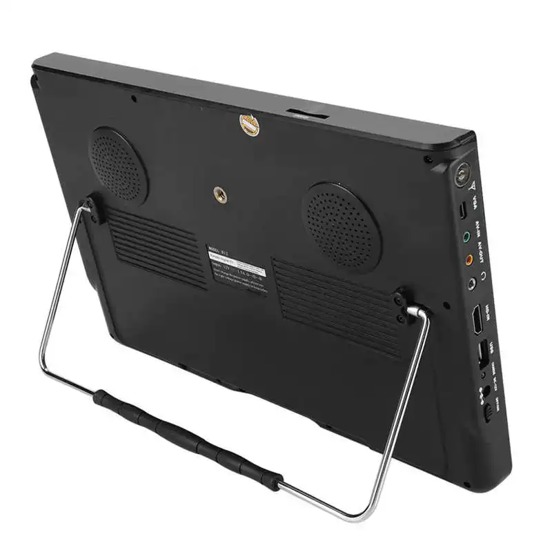 12‑inch Portable Digital TV 1080P 16:9 LED Handheld Mini Digital TV Television Player for Home Outdoor Car Video Player portable tv