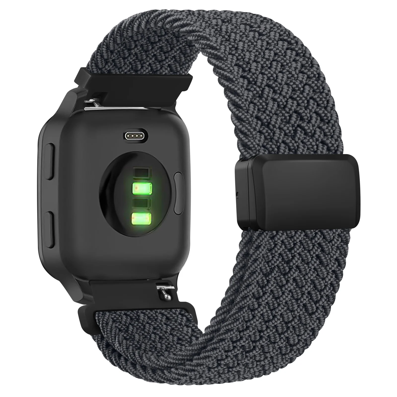 Braided Solo Loop Wristband for Garmin Smartwatches, 20mm Strap