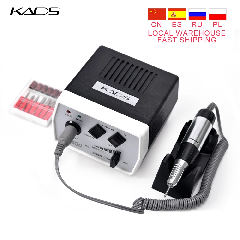 Nail Drill Machine Nail File Electric 35W 30000RPM Polisher Manicure Machine Milling Cutters Drill US EU Plug electric nail drill electric nail grinder electric nail polisher