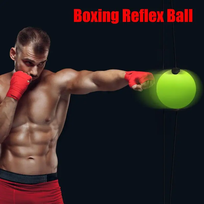 Adjustable Suction Cup Boxing Reflex Speed Ball Hand Eye Reaction Training Punch Fight Ball Fitness Equipment Accessories