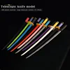 Real Size Bleach Stretchable Katana Gravity Knife Kurosaki Ichigo Sword Cos Prop Anime Ninja Knife Retractable Sword Weapon Toy 2